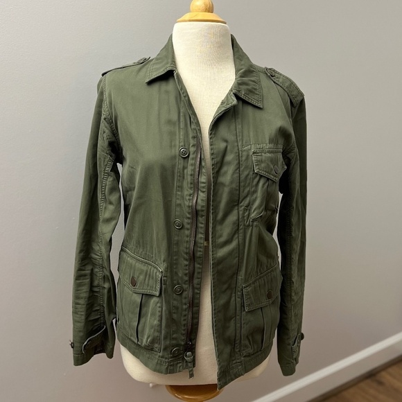 J. Crew Jackets & Blazers - J.Crew Vintage Relaxed Boyfriend Olive Field Jacket Sz XS